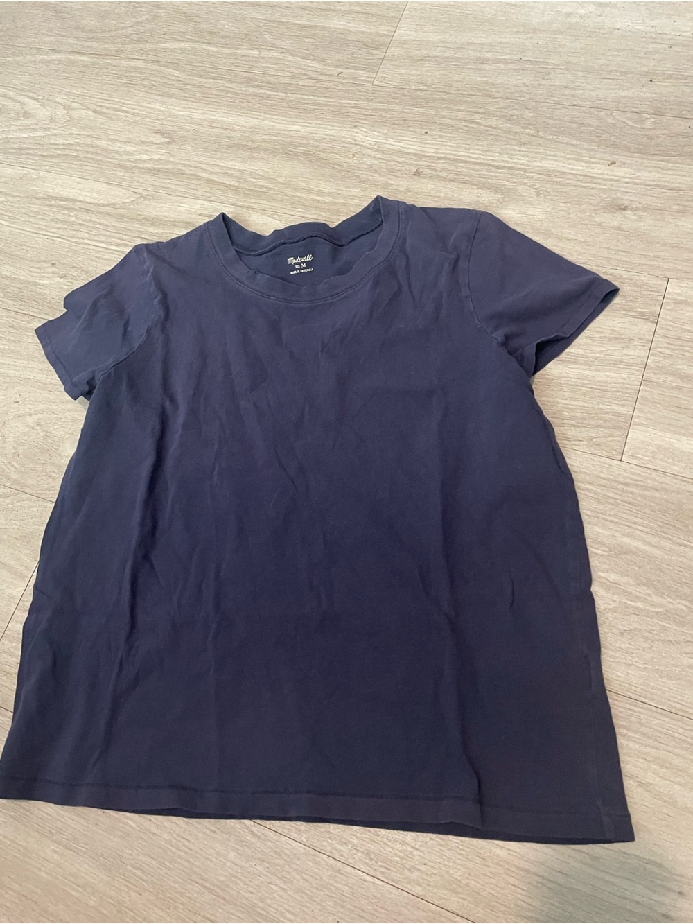 Madewell Dark Navy Short-Sleeve Crew Tee